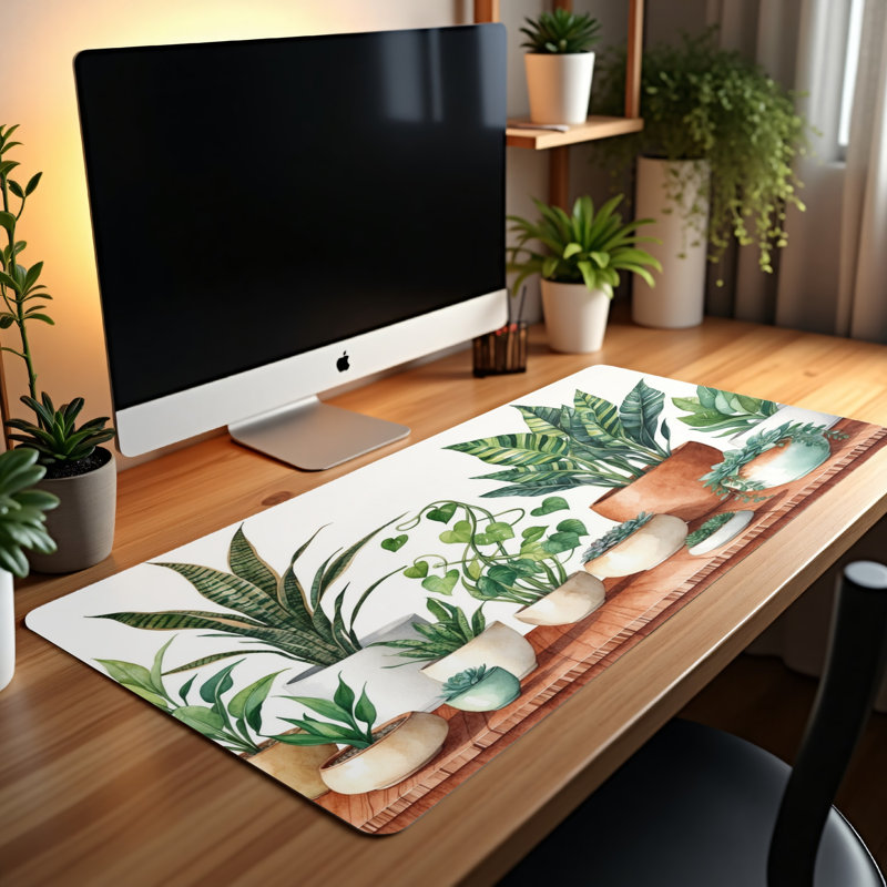 Polyester Desk Pad, 31.5x15.5