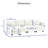 Hailsham Convertible 4 Seater L-Shaped Modular Linen Sofa Sectional with 2 Ottoman for Living Room-1789855099