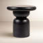 Table d'appoint ronde en bois de manguier-112716633