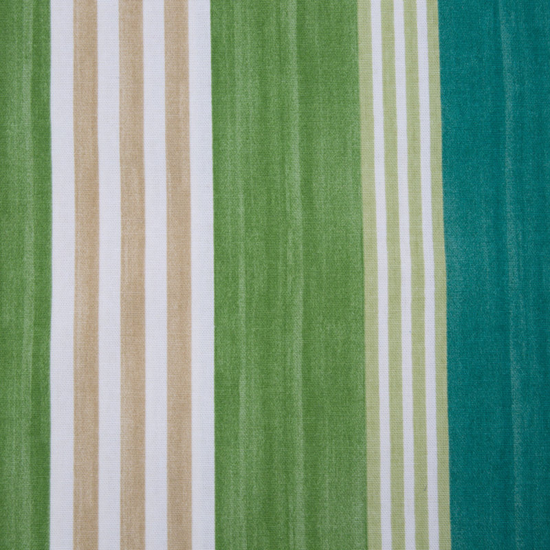 Coussin en coton On Course Verte