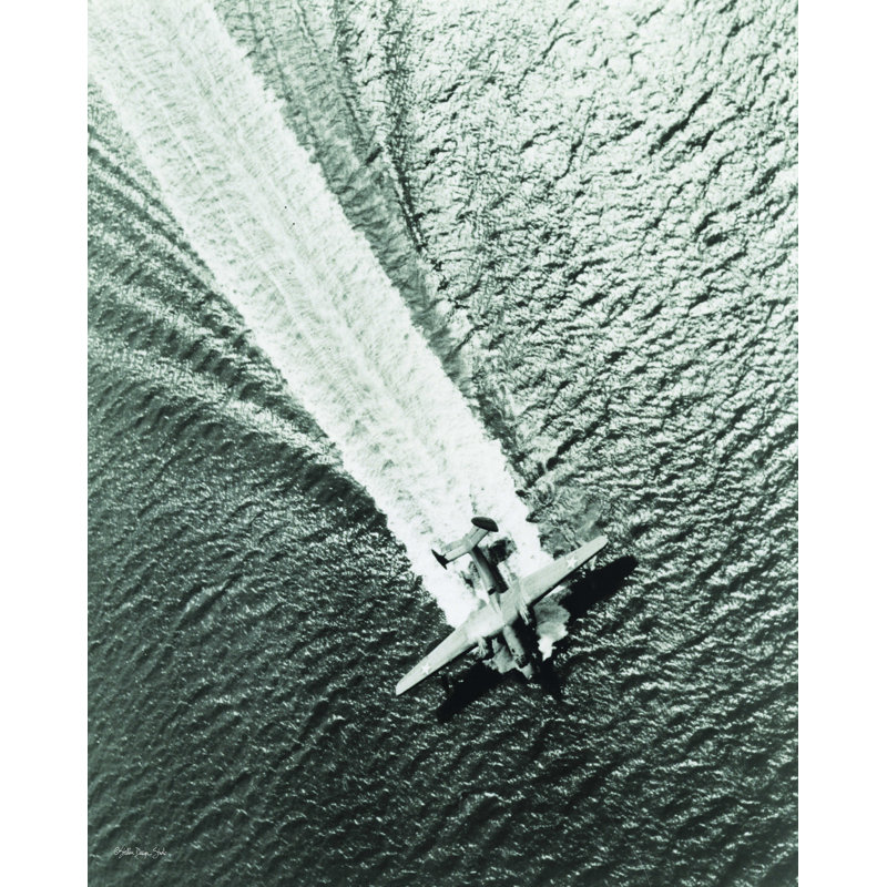 Sea Plane - reproduction sur toile tendue, H 16 po x l 12 po