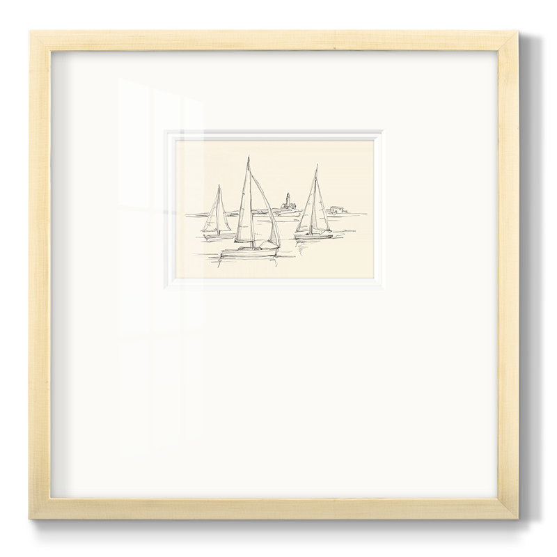 Esquisse de contour côtier II, H 17 po x l 17 po x P 1,25 po