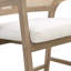 Ensemble de bar 5 pièces Kyra avec tabourets en rotin de style Mid-Century-122903979-122903982