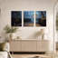 Ensemble d'art mural sur toile Misty Forest Pathway-134000698