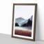 Fog over Luttach in Italy - Framed Print-55577795-55577794