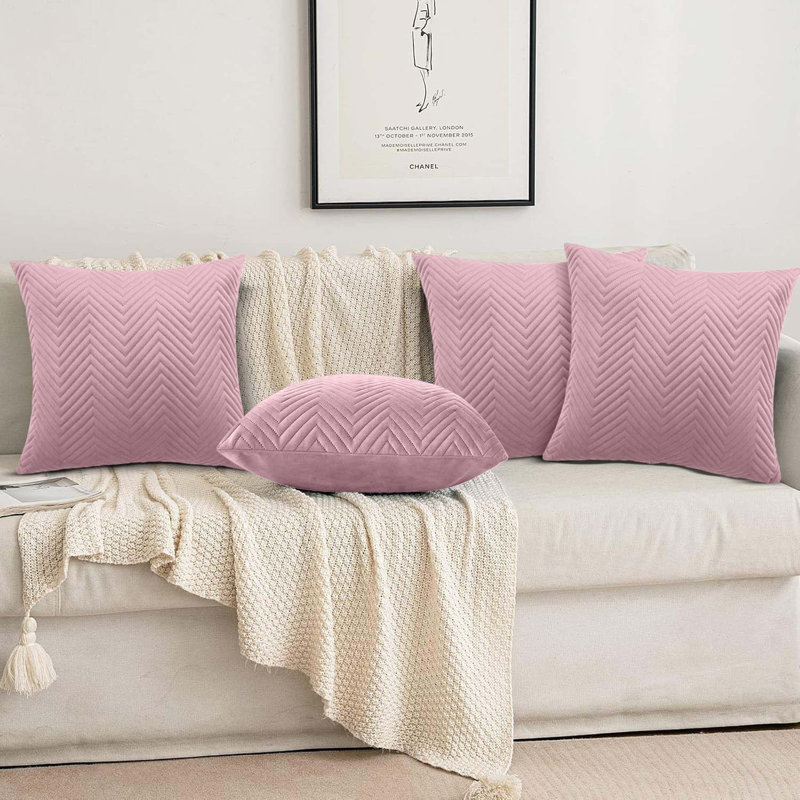 Square Cushion, Pink