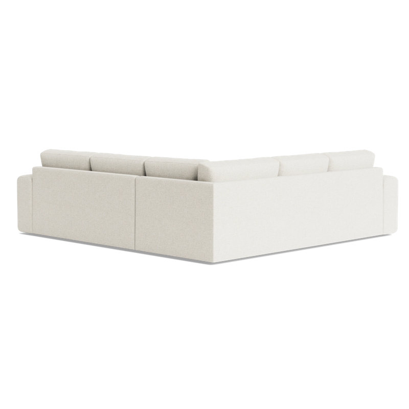 The OG Sectional, Plush Woven - Tan, Left Hand Facing