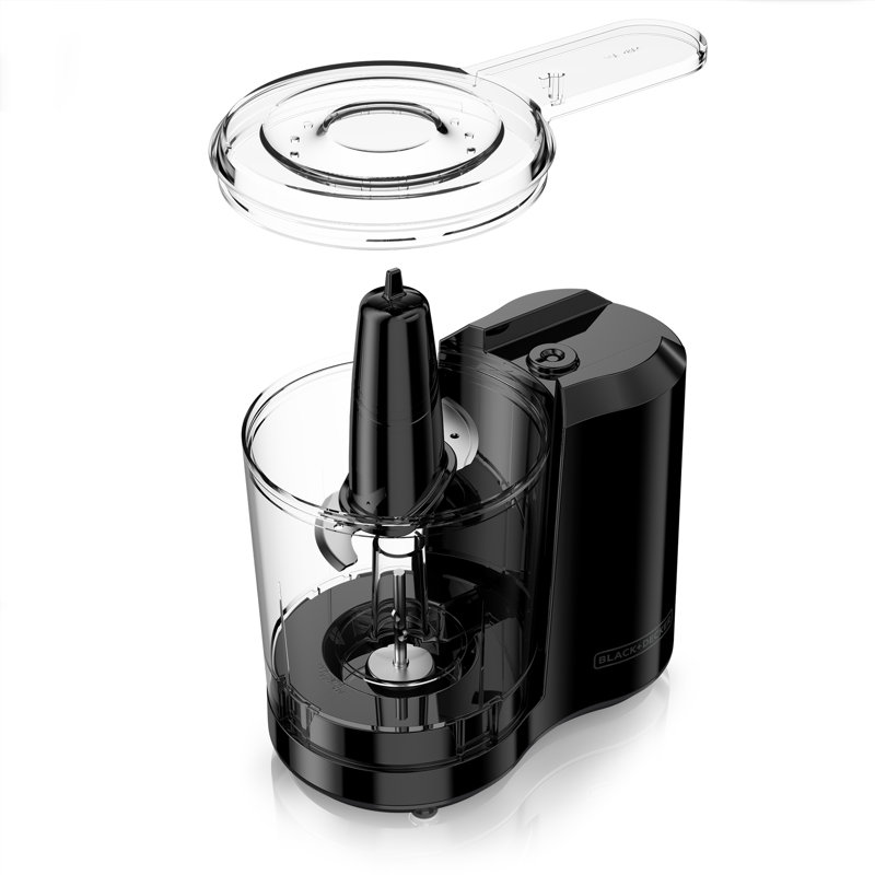 Hachoir électrique à une touche 3 tasses avec pièces lavables au lave-vaisselle Black + Decker