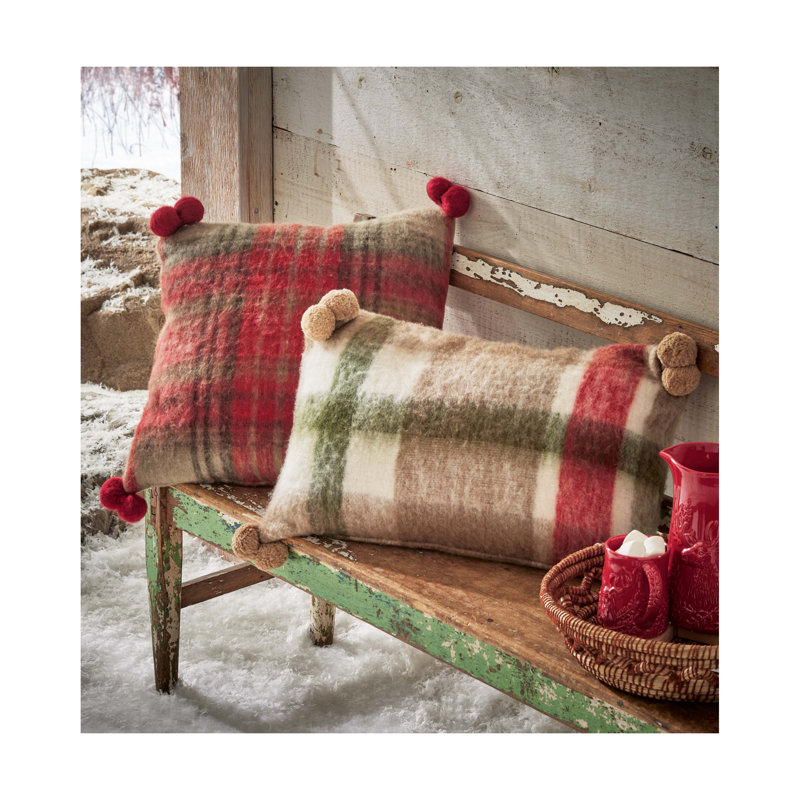 Sno Plaid Pillow