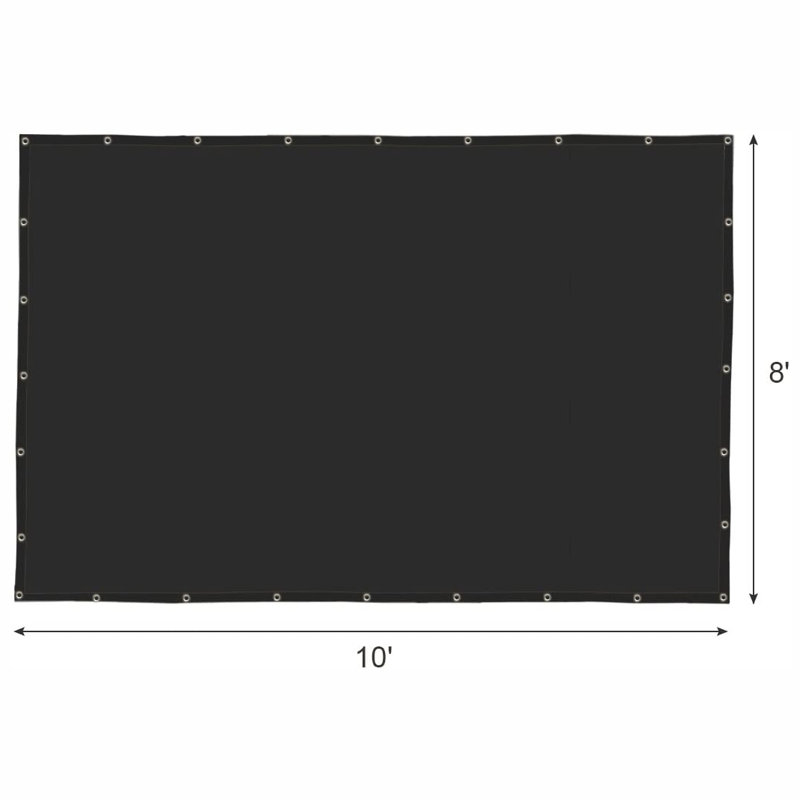 Shatex Wellco Black Fabric Replacement Canopy for Canopy