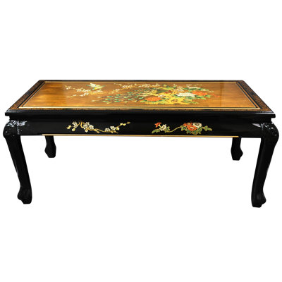 Maurice Solid Wood Top Coffee Table