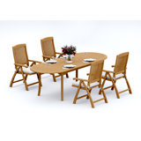 Marley Outdoor - Piece Teak Dining Set