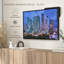 «Miami Downtown Skyline Aérien, art mural»-1913816489