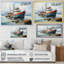 Nautique, bateau, pêche, aventure - Bateau côtier, art mural-775125337-775125355