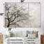 Minimalisme arbre blanc pin rêve I - ensemble d'art mural pin arbre-432356705-432356707