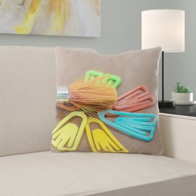 Mickens Brush Throw Pillow