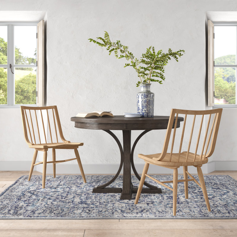 Katheryn 18'' H Solid Wood Side Chair, Light Brown