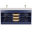 Meuble-lavabo double 72 po avec tiroirs, tablette, prise de courant et plateau en marbre d'ingénierie-1421479581-1421479578