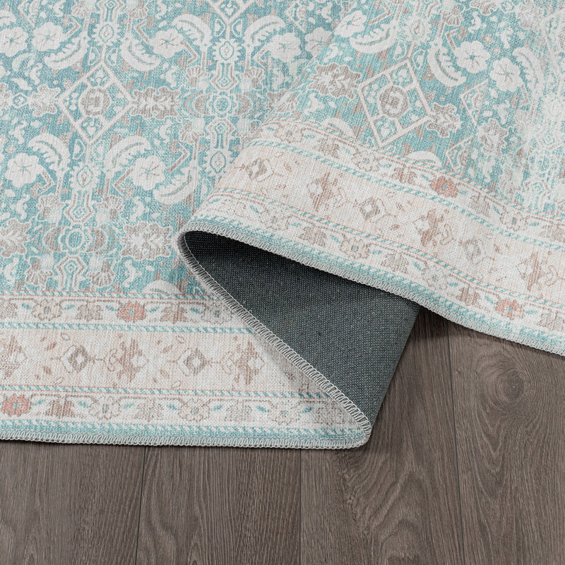 Koressa Chenille Washable Oriental Indoor Rug, Runner 2'2" x 7'