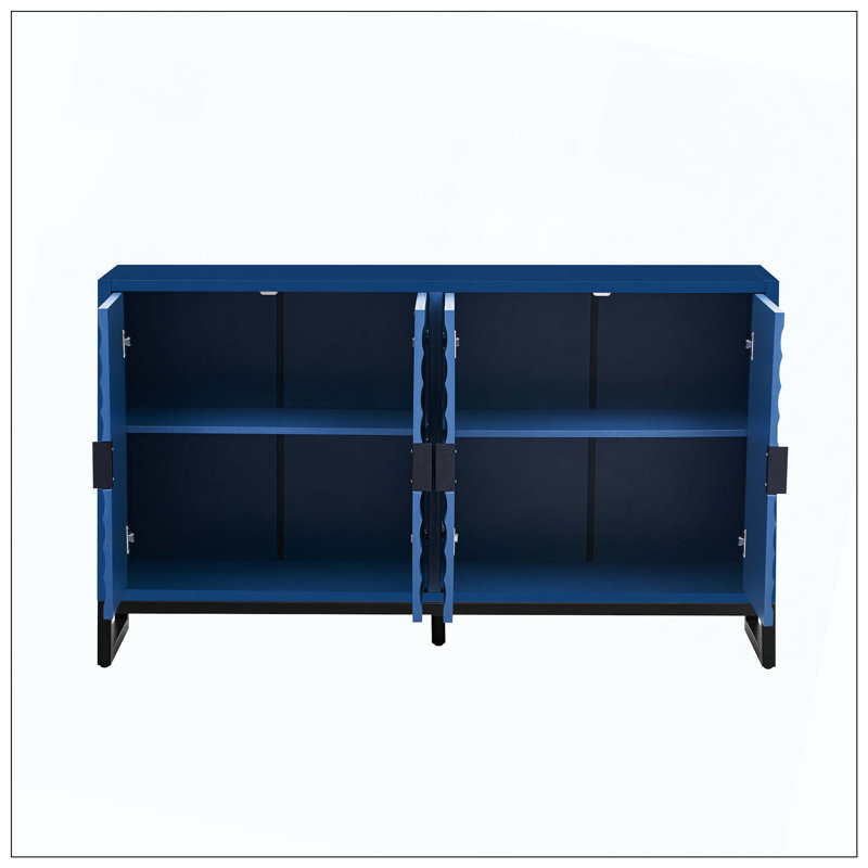 Buffet 58,2 "avec porte rétro, Marine
