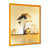 Toile avec cadre photo doré