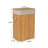 Grove Bamboo Laundry Hamper with Rope Handles, Lid and Removable Machine Washable Laundry Bag, 19-Gallons-97956514