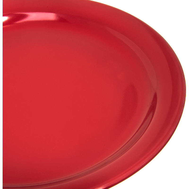 Assiette plate en mélamine 9 po Dallas Ware®, Rouge
