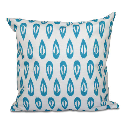 Happy Hippy Ikat Reversible Throw Pillow