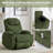 Ultra-Comfortable Corduroy Electric Recliner Chair - 135° Forward & Backward Adjustment, Heated Massage-2041309613
