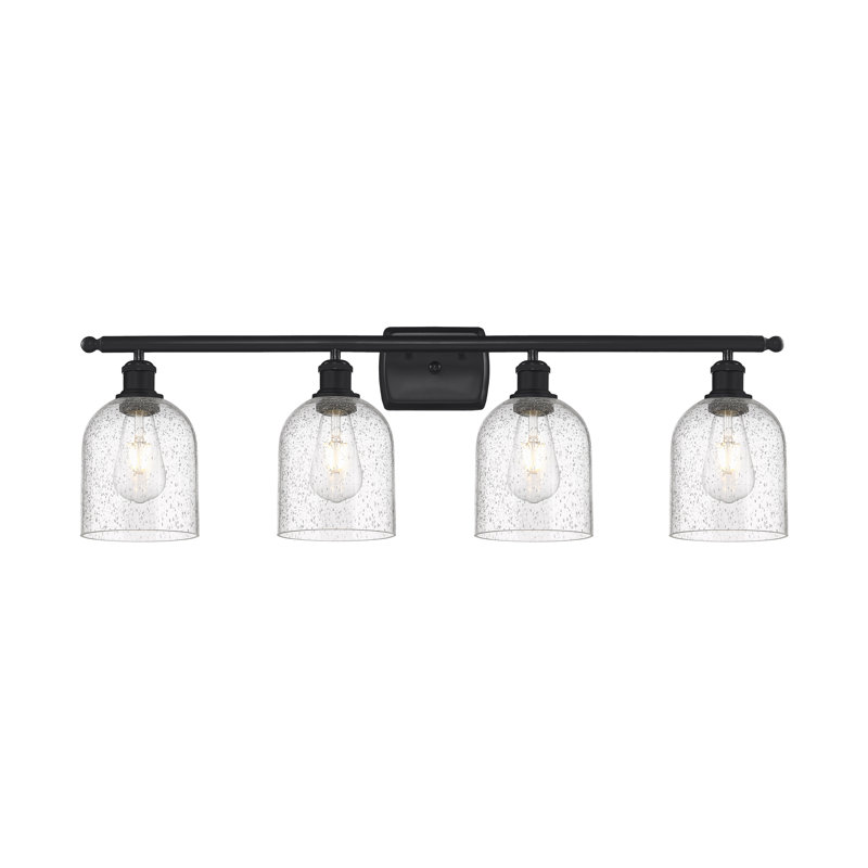 Anacaren 4 - Light Dimmable Vanity Light, Seedy, Matte Black