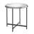 Hines Glass Top End Table