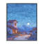 Lune sur une ville tranquille, estampe numérique, design par Ziwei Li-2064767548-2064767550