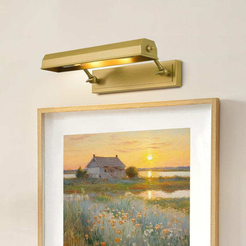 Applique murale rotative à 360 ° Rathbone, H 4,50 po x l 18 po x P 9,50 po