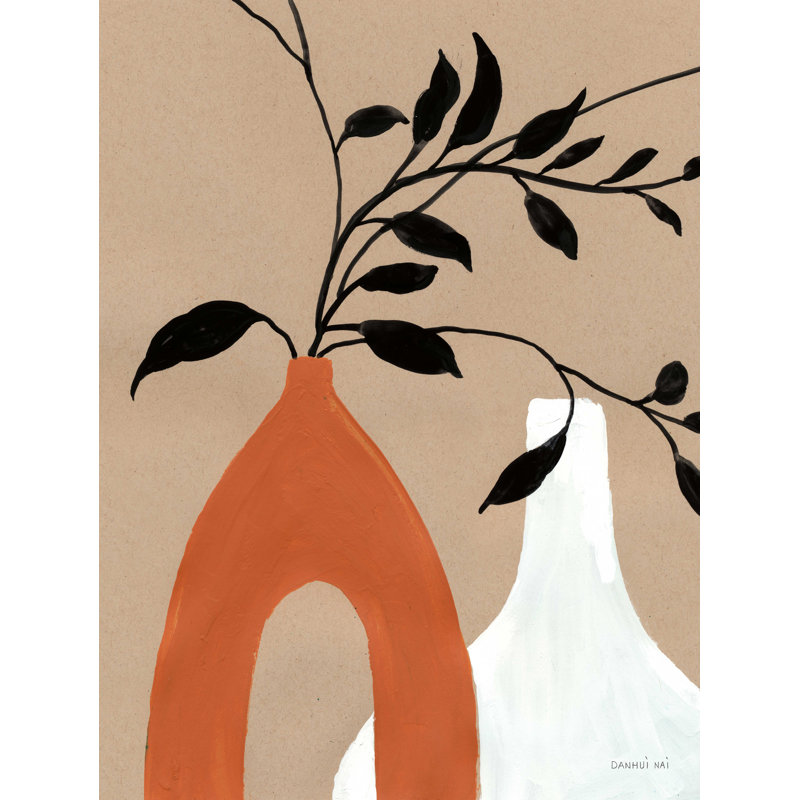 «Slender Stems I Crop», reproduction sur toile tendue, H 16 po x l 12 po