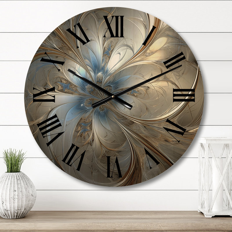 Horloge murale surdimensionnée en spirale, Moyenne