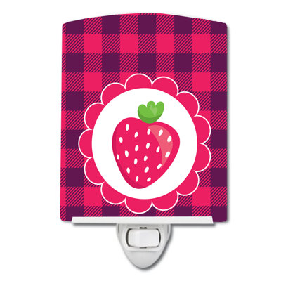 Strawberry Ceramic Night Light