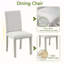 Ensemble de table de salle à manger en bois 5 pièces, ensemble de table de cuisine avec une table carrée et 4 chaises rembourrées, table de salle à manger en bois avec décoration en cristal et ensemble de chaises pour la cuisine, la salle à manger,