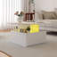 Solid Round Coffee Table with Two Drawers-339094799