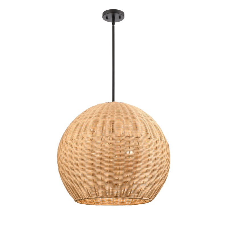 Luminaire suspendu Dejanea - noir mat, 3, H 13,75 po x l 16 po x P 16 po