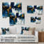 «Feeling Spirit Abstract» en bleu et or abstrait-101526008