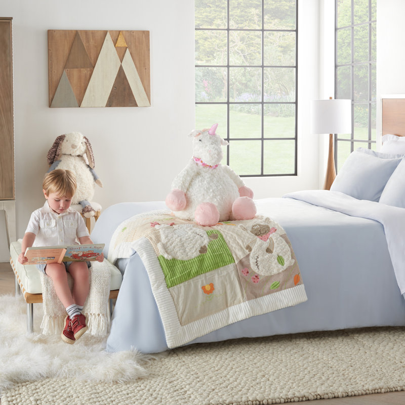  Stuffed Unicorn Novelty Pillow Cover & Insert