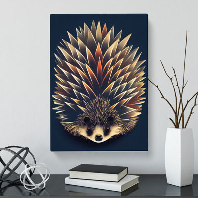 Hgehog Futuristic - Wrapped Canvas