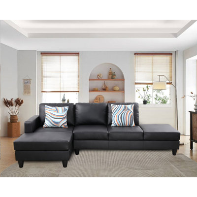 Stevo Faux Leather Living Room Set by Ebern Designs