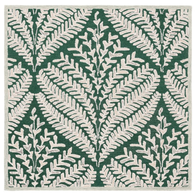 Jahwan Hand Tufted Wool Floral Rug