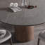 Table de salle à manger ronde en bois massif-109748480