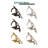 Kingston Brass Concord Three-Handle 2-Hole Tub Wall Mount Clawfoot Tub Faucet with Hand Shower-33383601