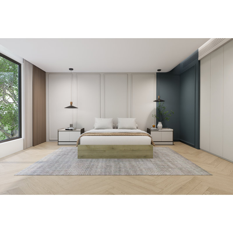 Lit plateforme Modern, Beige