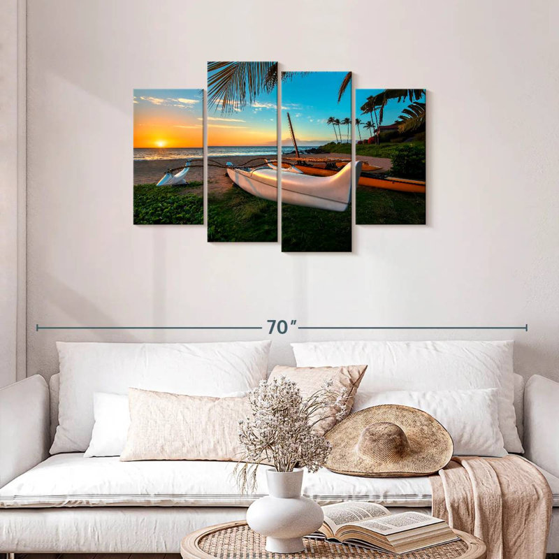 Mehar Maui Beach Boats, 27" H x 43" W
