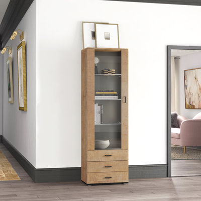 Sabala 23.6" Bookcase with High Gloss Finish