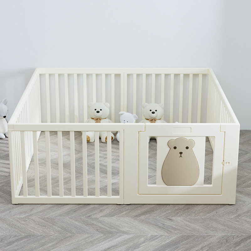 Parc pour bébé avec 14 panneaux et centre pour enfants avec barrière de sécurité pour les tout-petits